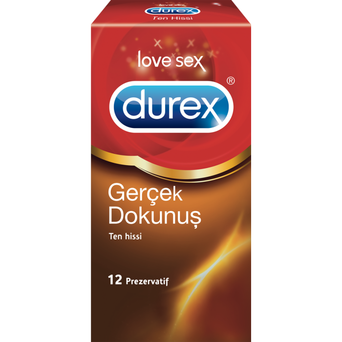 Durex Gerçek Dokunuş 12 li prezervatif (Lateks İçermez)